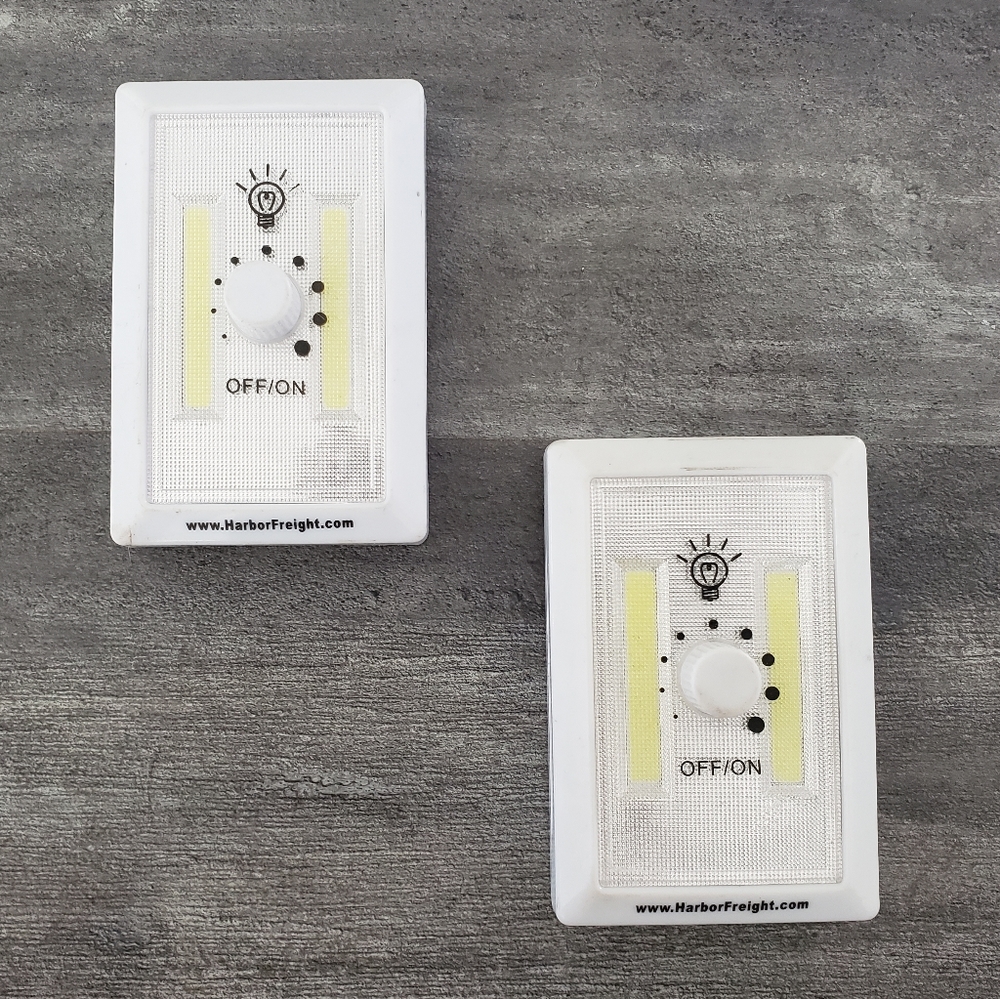 White Dimmable Harbor Freight LED Light Bundle